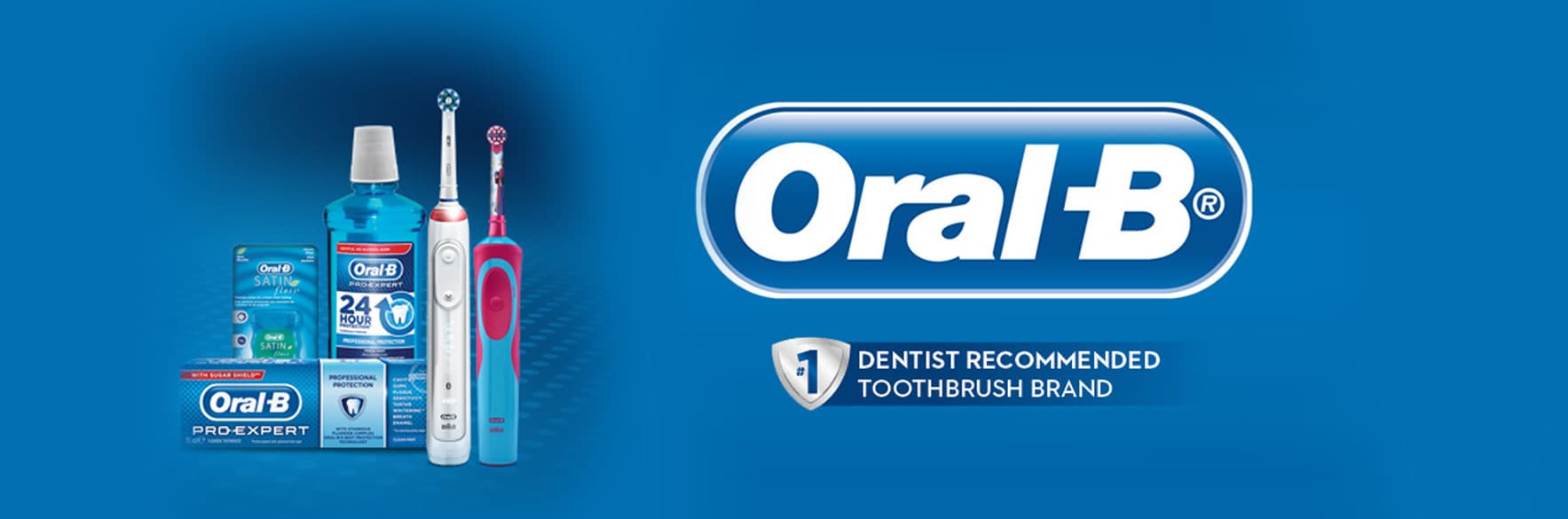 محصولات اورال بی ORAL B بهداشت دهان و دندان