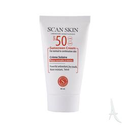 کرم ضد آفتاب رنگی اسکن اسکین اس پی اف 50 مخصوص پوست نرمال و مختلط