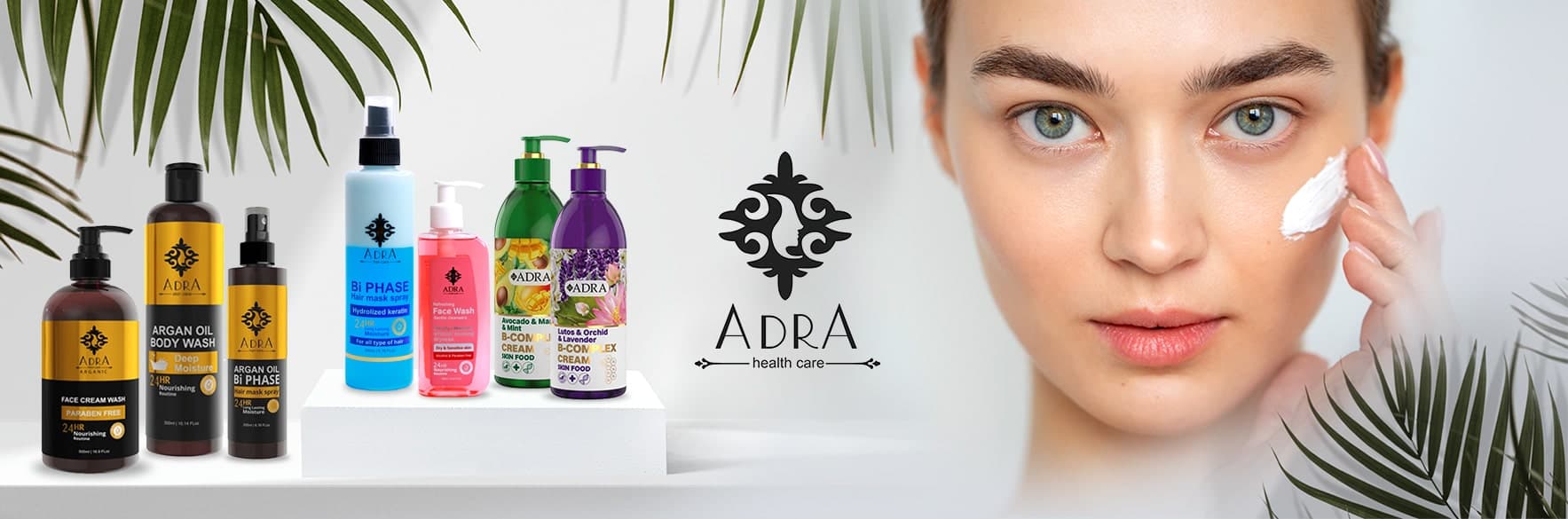 آدرا ADRA انواع محصولات پوستی، مو و بهداشتی