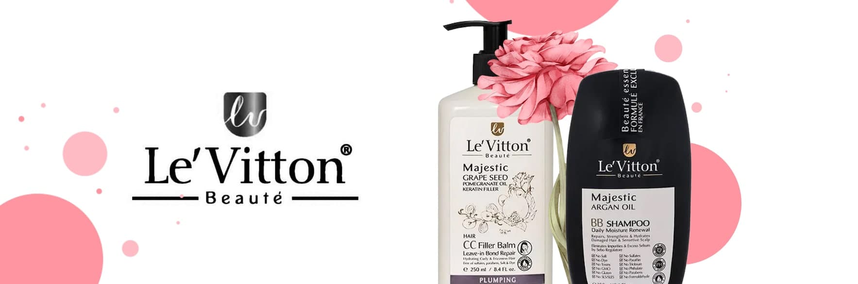 محصولات لویتون LE VITTON برای مراقبت مو
