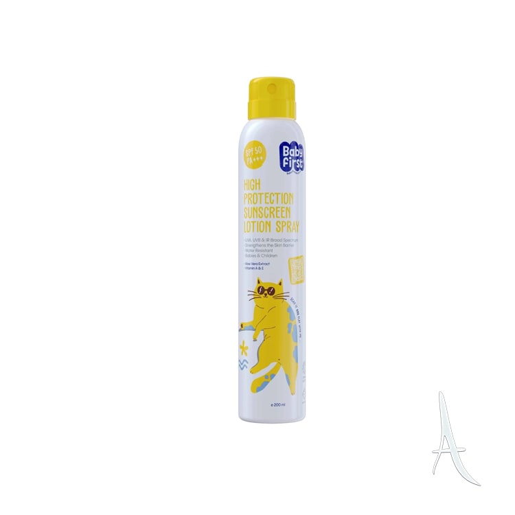 اسپری ضد آفتاب کودک بیبی فرست اس پی اف 50