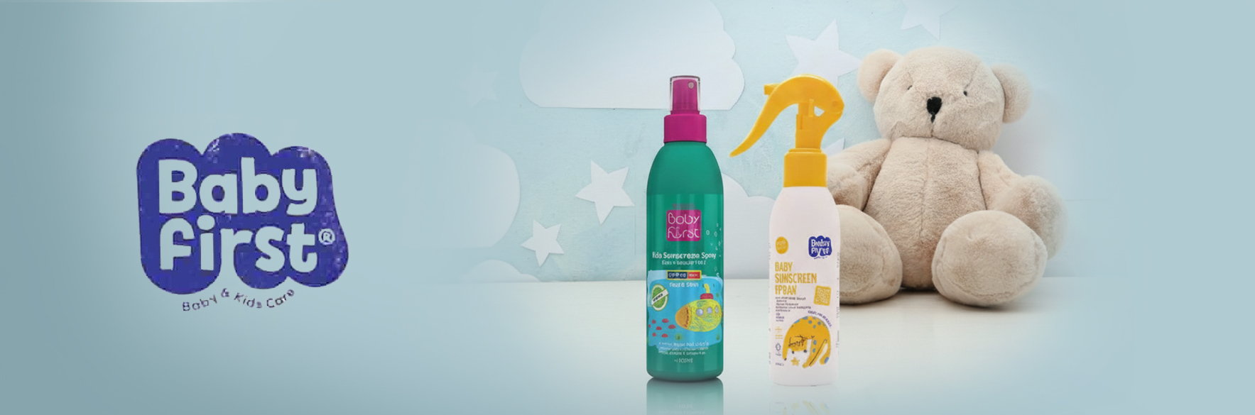 محصولات بیبی فرست BABY FIRST برای پوست و موی کودکان