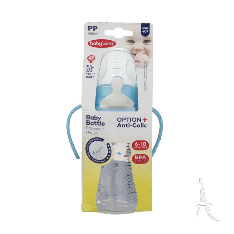 شیشه شیر 407 بیبی لند مخصوص سنین 6 تا 18 ماه
