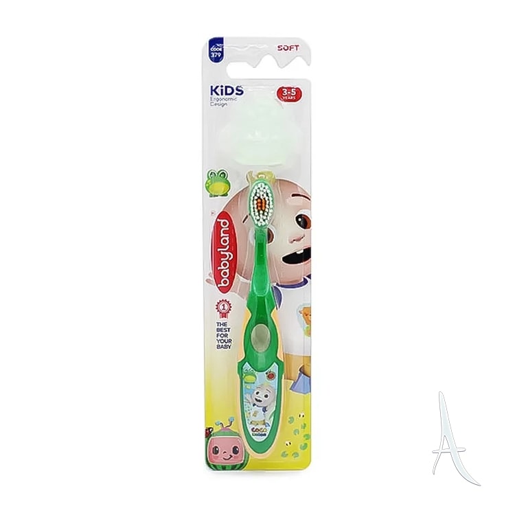 مسواک کودک بیبی لند مخصوص سنین 3 تا 5 سال-4