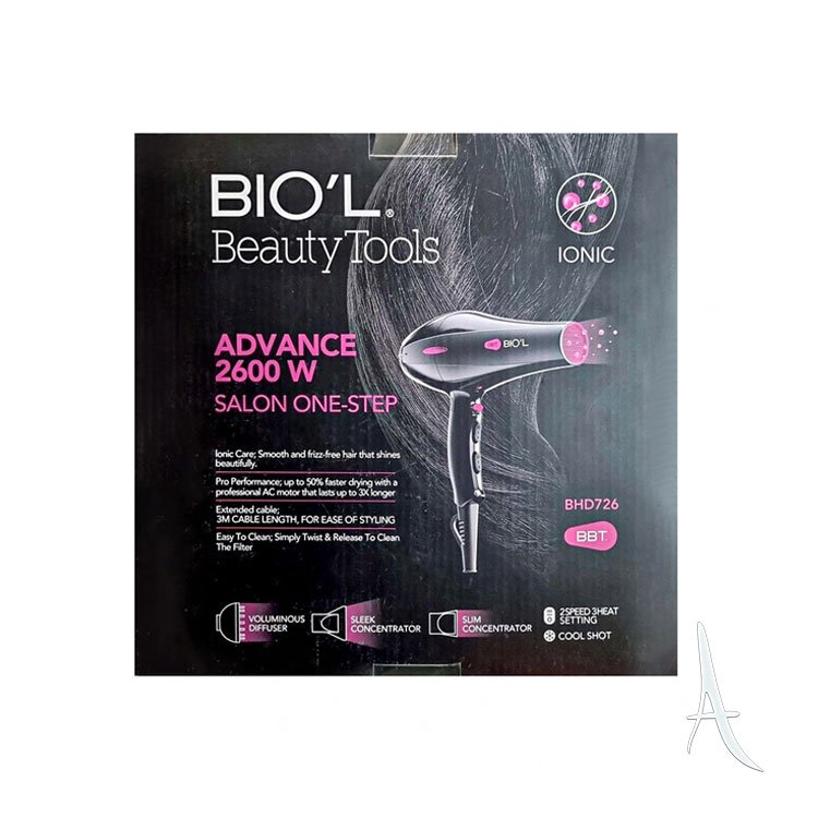 سشوار حرفه ای بیول مدل BHD726