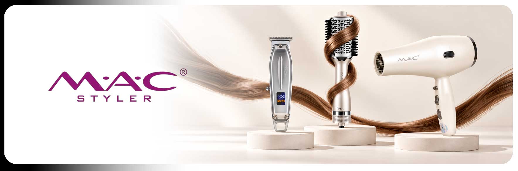 محصولات مک استایلر MAC STYLER برقی برای مو