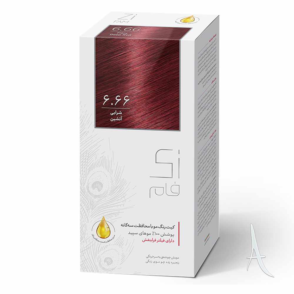 کیت رنگ مو زی فام