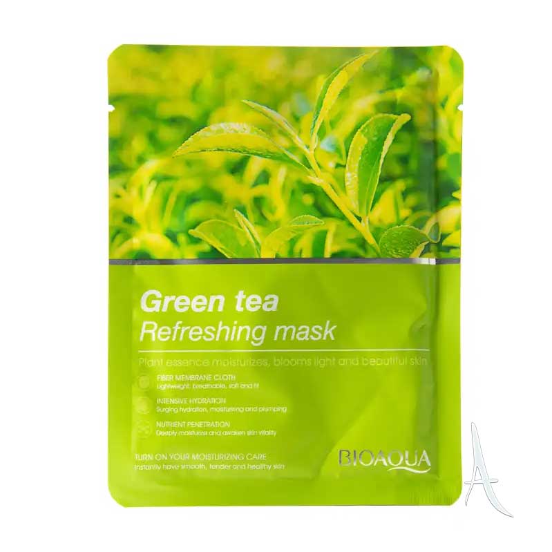 ماسک نقابی بیوآکوا حاوی عصاره چای سبز  25 گرم