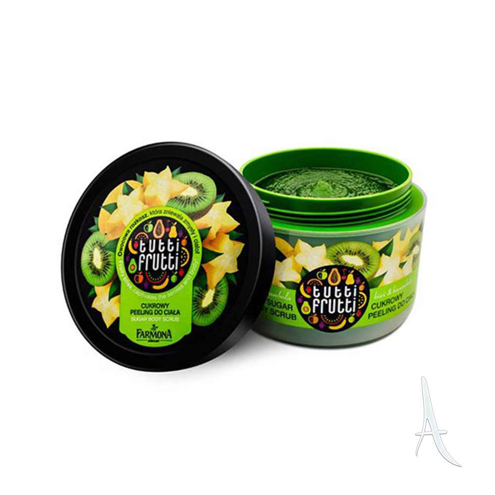لایه بردار بدن شکری کیوی و کارامبولا توتی فروتی فارمونا  300 گرم