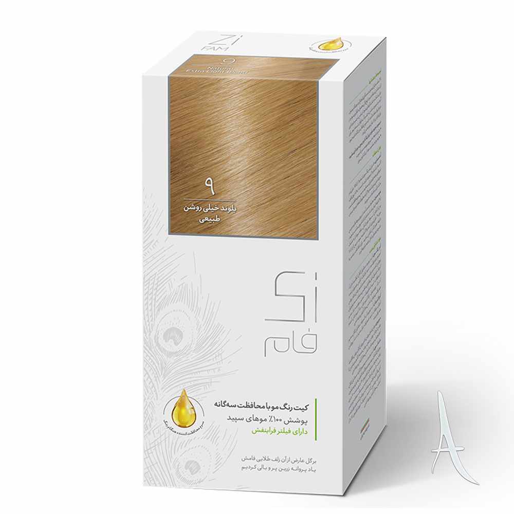 کیت رنگ مو زی فام