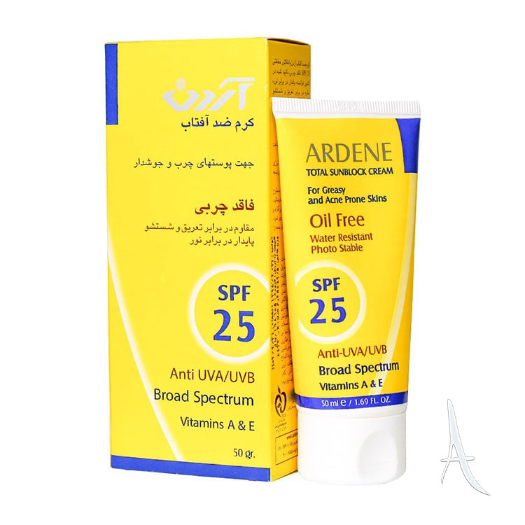 کرم ضد آفتاب آردن اس پی اف 25 مخصوص پوست چرب-2