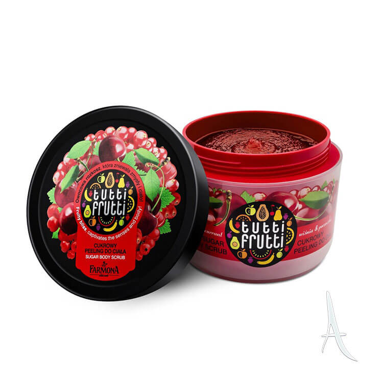لایه بردار بدن شکری گیلاس و انگور فرنگی توتی فروتی فارمونا-2
