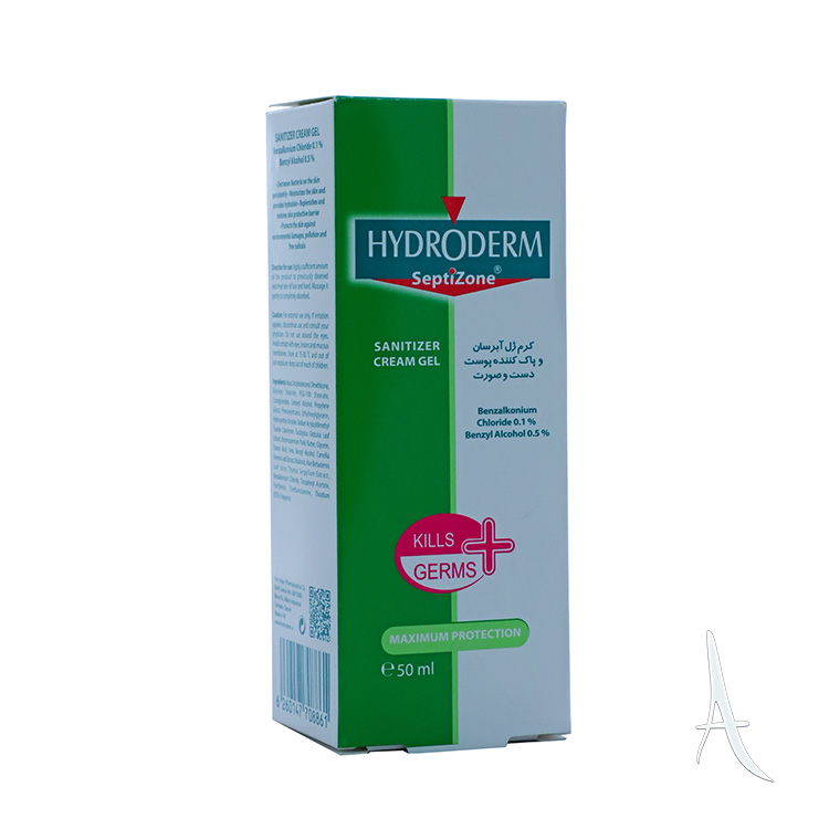 کرم ژل پاک کننده دست و صورت سپتی زون هیدرودرم-2
