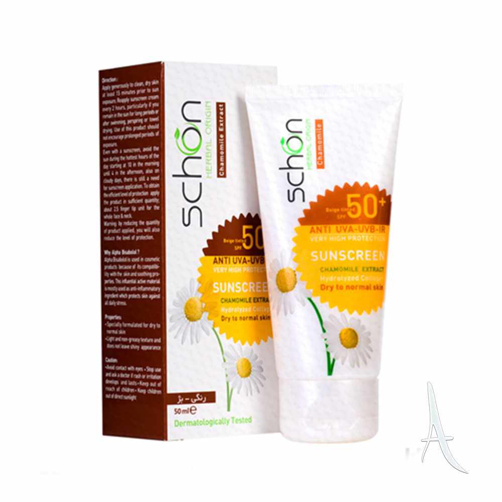 کرم ضد آفتاب رنگی شون اس پی اف 50-2