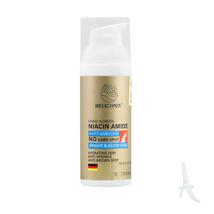 کرم مرطوب کننده دست هلیکونیکس SPF 15 حاوی نیاسین آمید