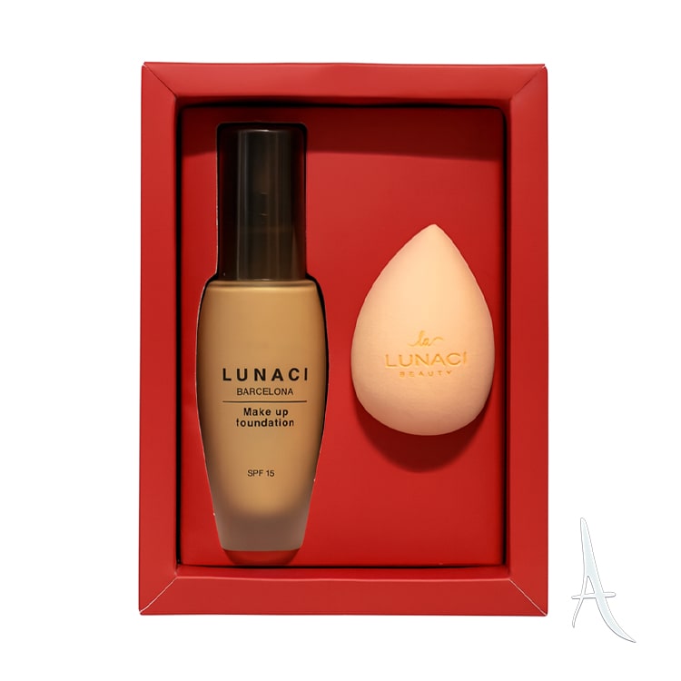 پک دو عددی کرم پودر و اسفنج لوناسی