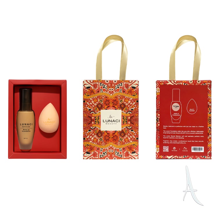 پک دو عددی کرم پودر و اسفنج لوناسی-2