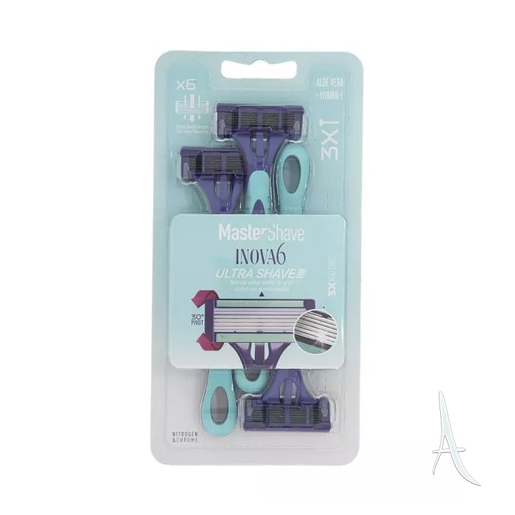 تیغ خودتراش شش لبه اینووا 6 مستر شیو زنانه