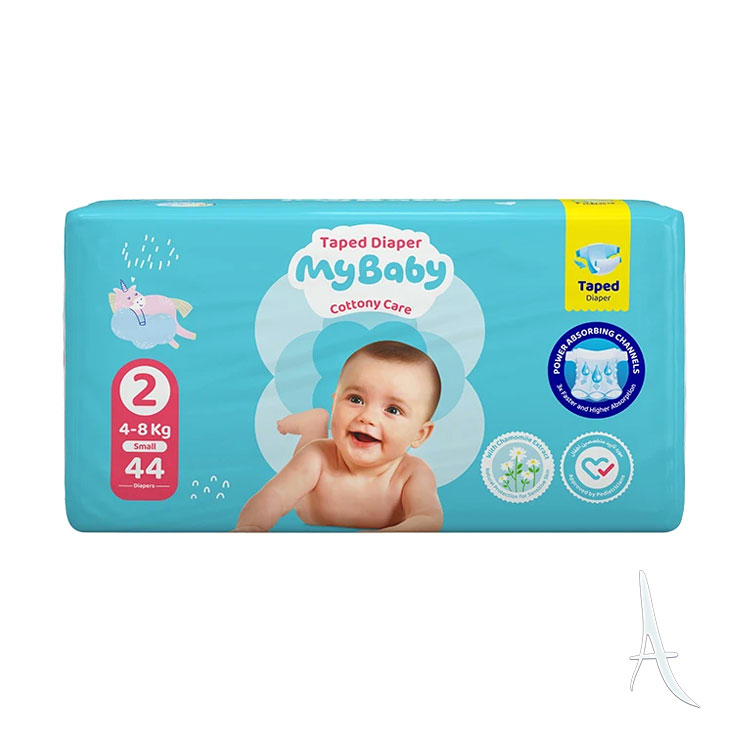 پوشک بچه چسبی کوچک مای بیبی سایز 2