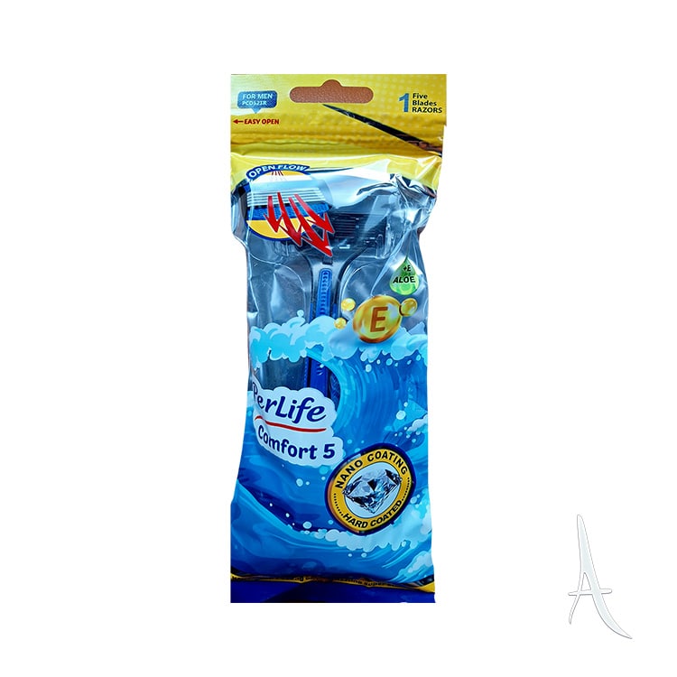 تیغ خودتراش مردانه 5 لبه کامفورت پرلایف