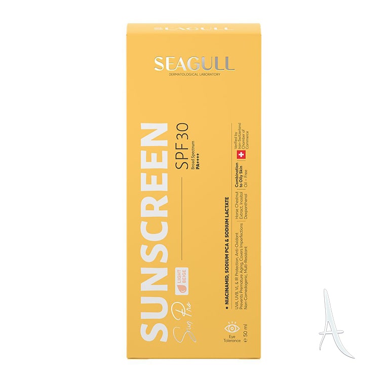 کرم ضد آفتاب رنگی فاقد چربی اس پی اف 30 سی گل-2
