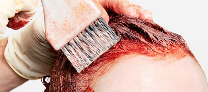 پاک کردن رنگ مو از پوست سر