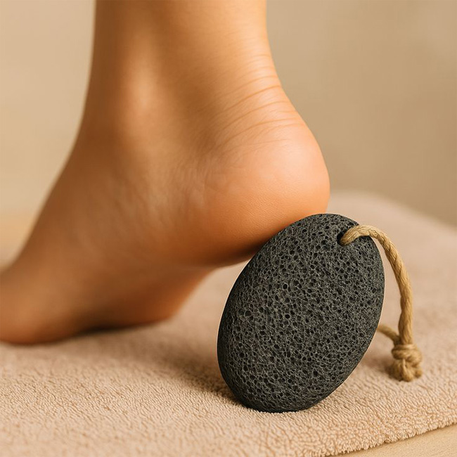 آیا سنگ پا ضرر دارد؟ نحوه صحیح لایه برداری کف پا