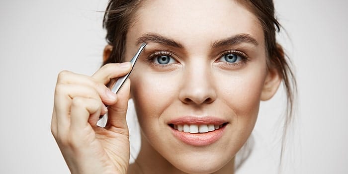 بهترین مدل ابرو برای صورت مثلثی