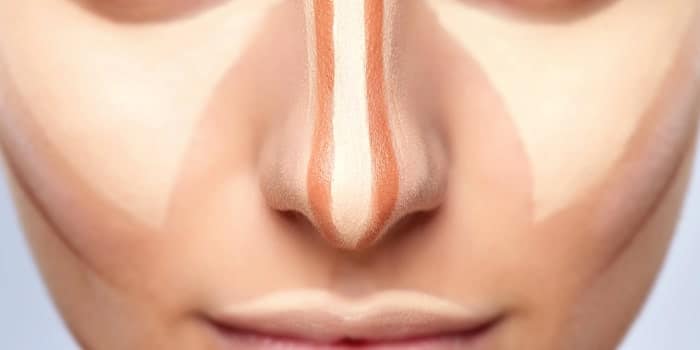 کانتور بینی بلند و کشیده